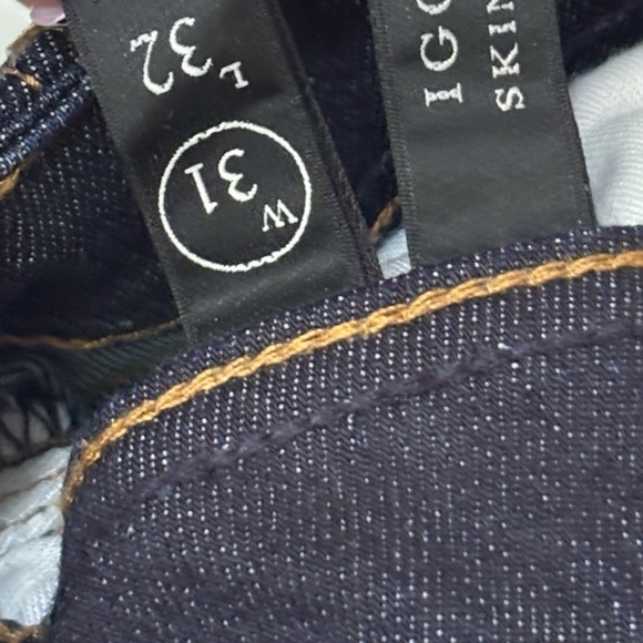 Neuw| Iggy Raw Stretch Skinny Jeans Sz 31Wx32L Men’s Vintage Revision Dark Denim - Picture 4 of 6